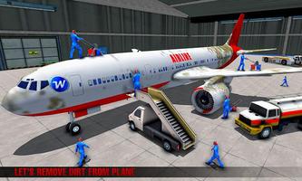 Airplane Mechanic Aviation Workshop poster