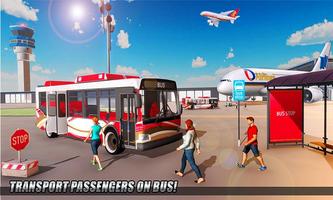 Tourist Airplane City Flight Simulator imagem de tela 1