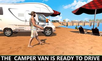 Camper Van Trailer Truck Driving Simulator plakat