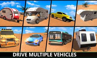 Camper Van Trailer Truck Driving Simulator screenshot 2