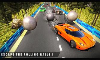Chained Cars Crash – Rolling Balls Destruction poster