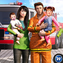 The Firefighter American Dad - Happy Family Games APK