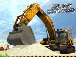 Excavator Crane Simulator 3D capture d'écran 2