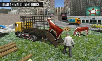 City Animal Truck Transport syot layar 1