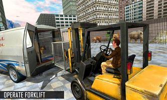 City Animal Truck Transport syot layar 2
