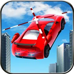 Flying Helicopter Car Flight