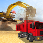 Pelle lourd Dump Truck 3D icône