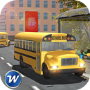 High School Bus Winter Driving APK