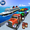 Off road Truck Transporter Games - Cruise Ship Sim APK