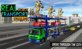 Real Robot Transport Truck Poster