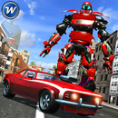 Flying Super Car Robot Transform Rescue APK