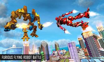 Flying Super Car Robot Transform Rescue screenshot 1