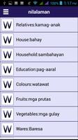 Word Book English to Filipino โปสเตอร์