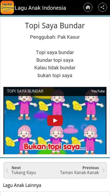 Lagu Anak Indonesia for Android - APK Download