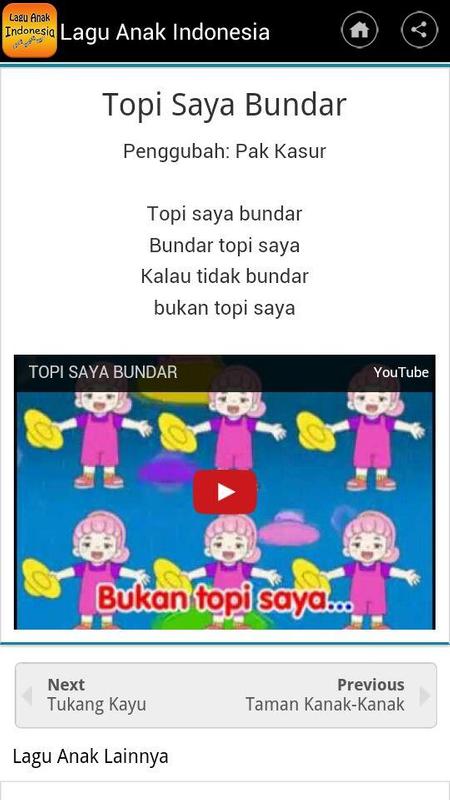 Lagu Anak Indonesia for Android - APK Download