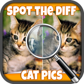 FREE Spot The Difference Cats-icoon