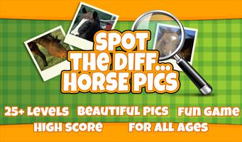 FREE Spot The Difference Horse Affiche