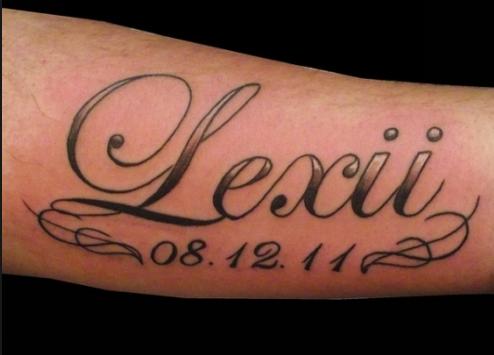  Gambar  Tato  Tulisan  Hery