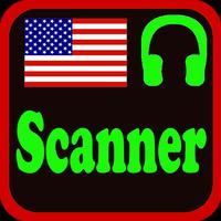 USA Scanner Radio Stations plakat