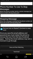 Sms Backup Email স্ক্রিনশট 2