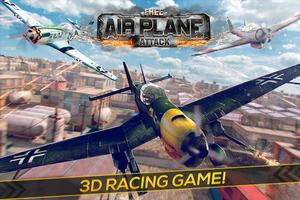 Airplane Attack 3D | Free Game ポスター