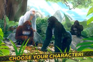 Wild Gorilla Simulator 2017 syot layar 2