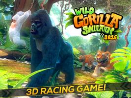 Wild Gorilla Simulator 2017 स्क्रीनशॉट 3