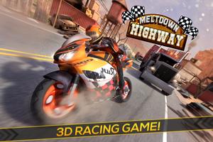 پوستر Meltdown Highway Moto GP Race