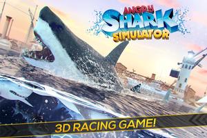 Angry Shark Simulator 2017 poster