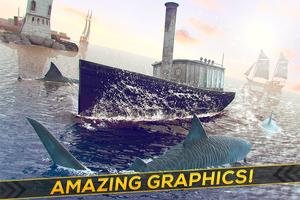 برنامه‌نما Angry Shark Simulator 2017 عکس از صفحه