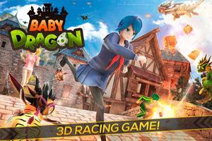 Baby Dragon 🐲 Anime Racing Affiche