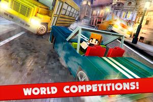 Blocky Car Driving Simulator ảnh chụp màn hình 1