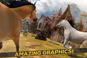 Free Wild Horses Simulator ảnh chụp màn hình 1