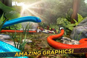 Jungle Snake Run: Animal Race اسکرین شاٹ 1