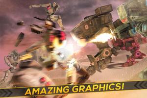 Robot vs Robots War 3D ảnh chụp màn hình 1