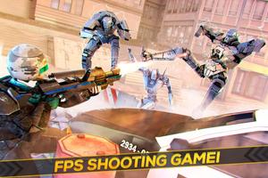 Роботы Strike FPS Стрельба постер