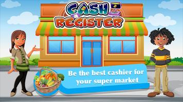Supermarket Cash Register Kids Affiche