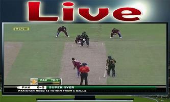 Pak Vs WI Live Cricket TV HD plakat