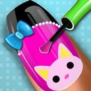 Kitty Nail Salon - Nail Art Design & Coloring Game APK