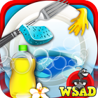 DIY - Princess Dish Washing - Cleanup Salon ikona