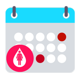 Menstruation calculator-icoon