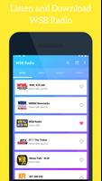 WSB Radio App 95.5 FM Station Georgia Plakat