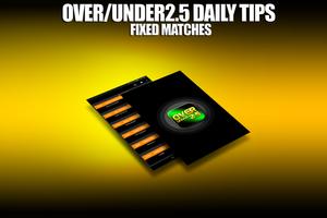 OVER/UNDER 2.5 101% Fixed Matches and Betting Tips Ekran Görüntüsü 1