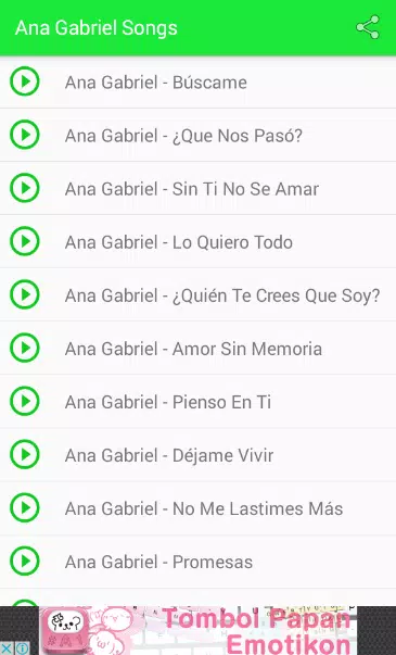 Descarga de APK de Musica Ana Gabriel Canciones para Android