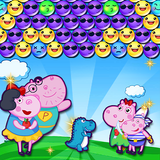 bong bóng gia đình của hippo biểu tượng