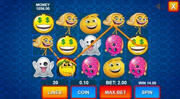 Emoji - Slot machines Affiche