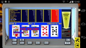 Video Poker Double Bonus capture d'écran 1