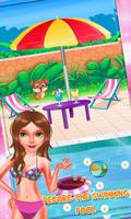 Bikini Girls Pool Party - Girls Swimming Pool Game স্ক্রিনশট 2