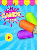 La machine à glaçons Candy & glace Popsicle Maker Affiche