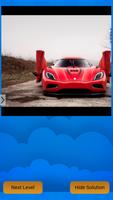 Supercar puzzle Plakat